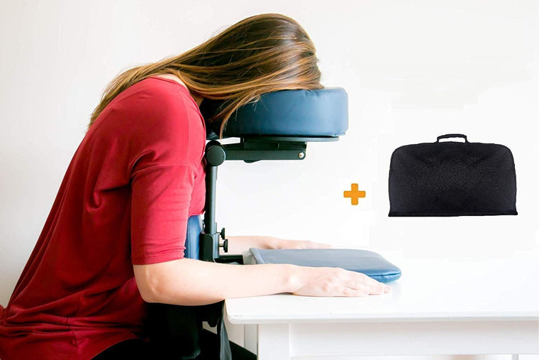 Face Down Recovery Support System (No Mirror) - for Sitting (at Home or in The Car) and Sleeping During Recovery- Post Vitrectomy, Macular Hole and Retinal Detachment Surgery Recovery Equipment + Carrying Case only $149.00