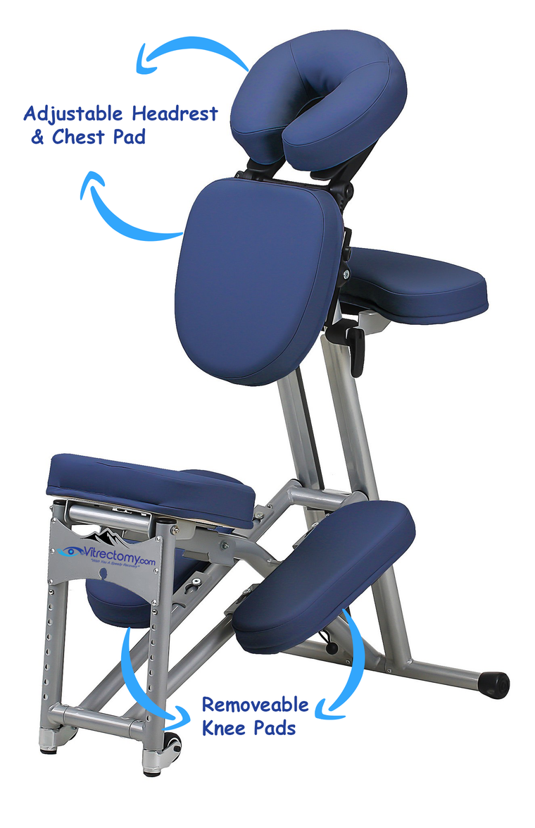 vitrectomy chair, face down recovery, macular hole surgery recovery equipment